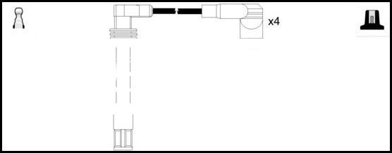 LEMARK HOES767 - Комплект запалителеи кабели vvparts.bg