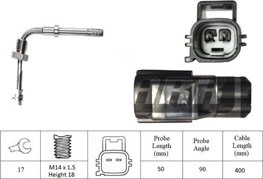 LEMARK LXT045 - Датчик, температура на изгорелите газове vvparts.bg