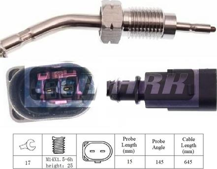 LEMARK LXT061 - Датчик, температура на изгорелите газове vvparts.bg