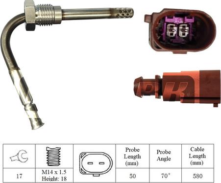 LEMARK LXT112 - Датчик, температура на изгорелите газове vvparts.bg