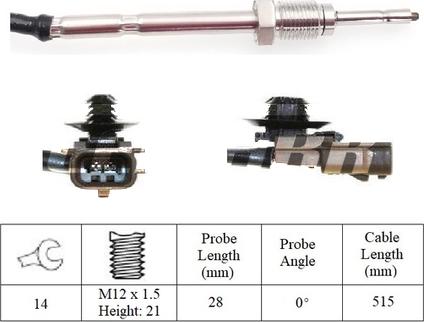 LEMARK LXT336 - Датчик, температура на изгорелите газове vvparts.bg