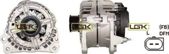 LGK 441902 - Генератор vvparts.bg