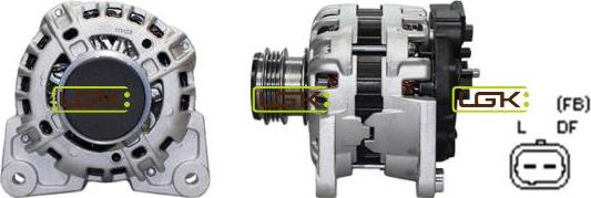 LGK 442690 - Генератор vvparts.bg
