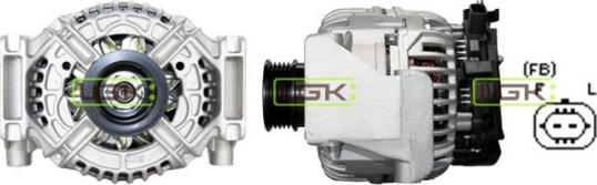 LGK 442145 - Генератор vvparts.bg