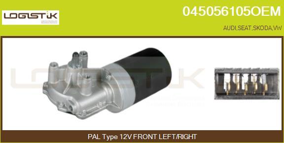 LGK 045056105OEM - Двигател на чистачките vvparts.bg