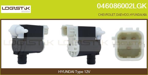 LGK 046086002LGK - Водна помпа за миещо устр., почистване на стъклата vvparts.bg