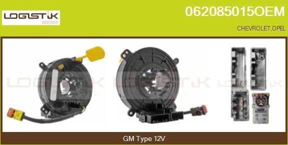 LGK 062085015OEM - Лентов кабел, Airbag vvparts.bg