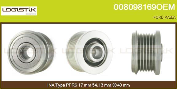 LGK 008098169OEM - Ремъчна шайба, генератор vvparts.bg