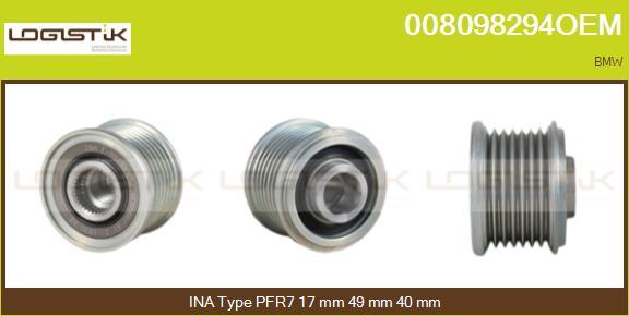 LGK 008098294OEM - Ремъчна шайба, генератор vvparts.bg