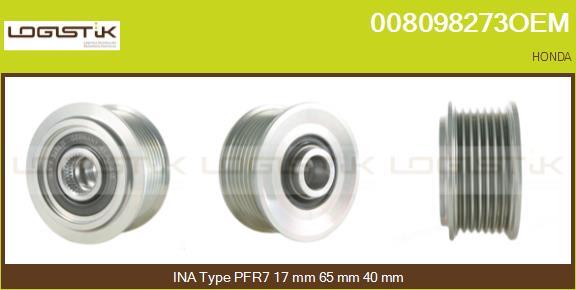 LGK 008098273OEM - Ремъчна шайба, генератор vvparts.bg