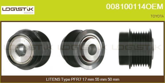 LGK 008100114OEM - Ремъчна шайба, генератор vvparts.bg