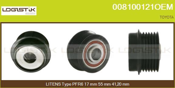 LGK 008100121OEM - Ремъчна шайба, генератор vvparts.bg