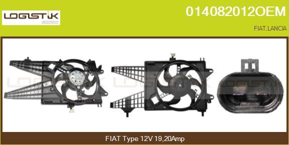 LGK 014082012OEM - Електромотор, вентилатор на радиатора vvparts.bg