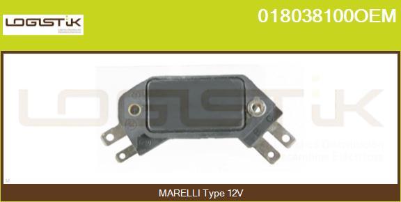 LGK 018038100OEM - Включващо устройство (комутатор), запалителна система vvparts.bg