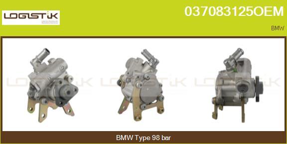 LGK 037083125OEM - Хидравлична помпа, кормилно управление vvparts.bg