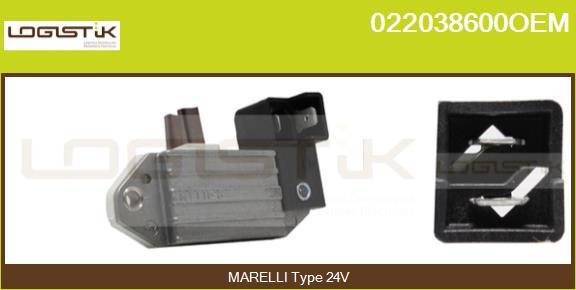 LGK 022038600OEM - Регулатор на генератор vvparts.bg