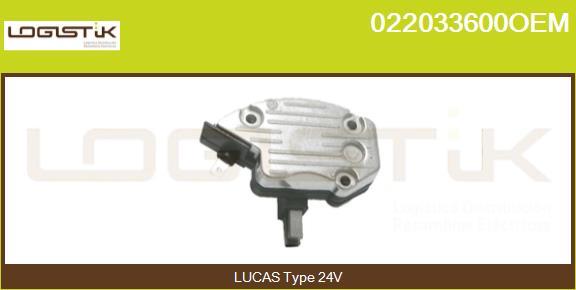 LGK 022033600OEM - Регулатор на генератор vvparts.bg