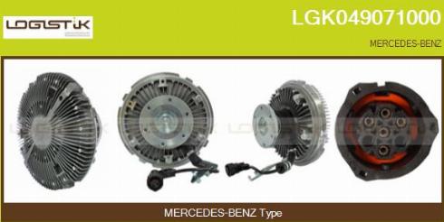 LGK LGK049071000 - Съединител, вентилатор на радиатора vvparts.bg