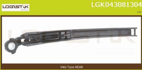 LGK LGK043081304 - Рамо на чистачка, почистване на стъклата vvparts.bg