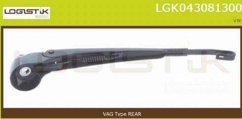 LGK LGK043081300 - Рамо на чистачка, почистване на стъклата vvparts.bg