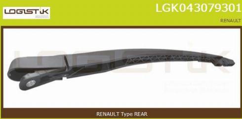 LGK LGK043079301 - Рамо на чистачка, почистване на стъклата vvparts.bg