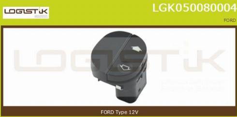 LGK LGK050080004 - Ключ(бутон), стъклоповдигане vvparts.bg