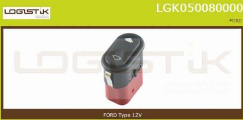 LGK LGK050080000 - Ключ(бутон), стъклоповдигане vvparts.bg