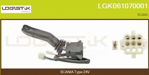 LGK LGK061070001 - Превключвател на кормилната колона vvparts.bg