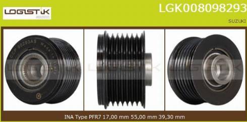 LGK LGK008098293 - Ремъчна шайба, генератор vvparts.bg