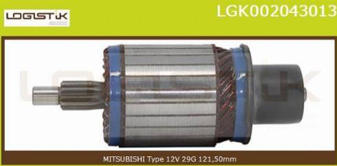 LGK LGK002043013 - Ротор, стартер vvparts.bg