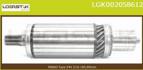 LGK LGK002058612 - Ротор, стартер vvparts.bg