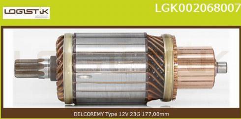 LGK LGK002068007 - Ротор, стартер vvparts.bg