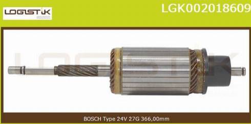 LGK LGK002018609 - Ротор, стартер vvparts.bg