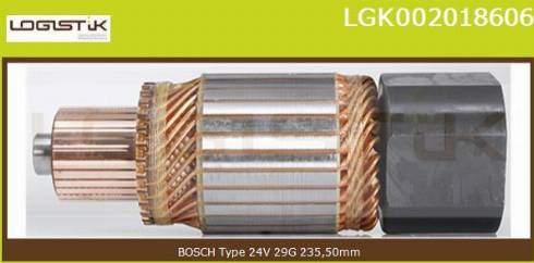 LGK LGK002018606 - Ротор, стартер vvparts.bg