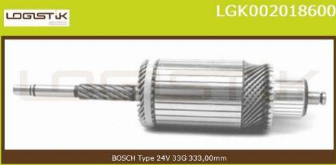 LGK LGK002018600 - Ротор, стартер vvparts.bg