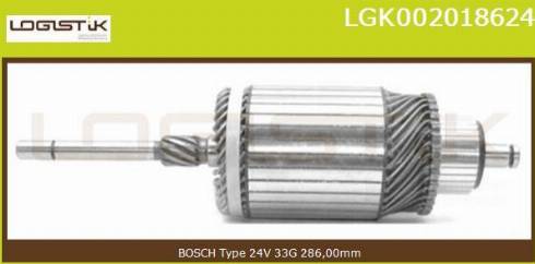 LGK LGK002018624 - Ротор, стартер vvparts.bg