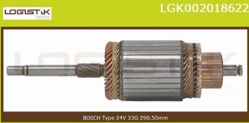 LGK LGK002018622 - Ротор, стартер vvparts.bg