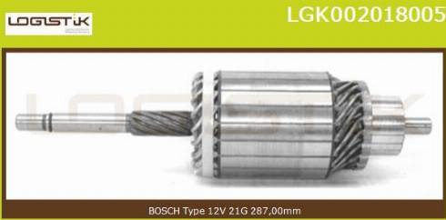 LGK LGK002018005 - Ротор, стартер vvparts.bg