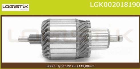 LGK LGK002018190 - Ротор, стартер vvparts.bg