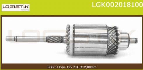 LGK LGK002018100 - Ротор, стартер vvparts.bg