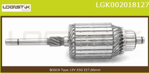 LGK LGK002018127 - Ротор, стартер vvparts.bg