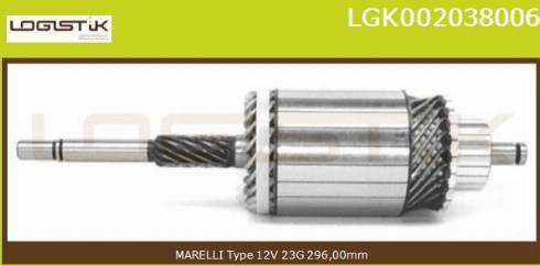 LGK LGK002038006 - Ротор, стартер vvparts.bg