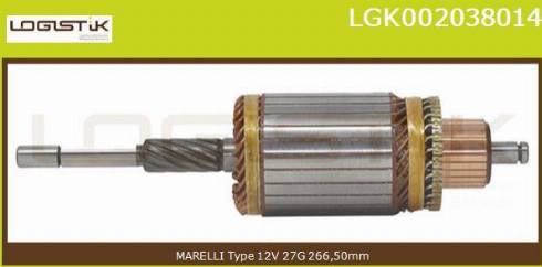 LGK LGK002038014 - Ротор, стартер vvparts.bg