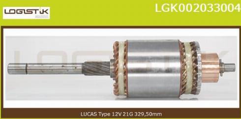 LGK LGK002033004 - Ротор, стартер vvparts.bg