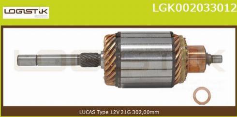 LGK LGK002033012 - Ротор, стартер vvparts.bg