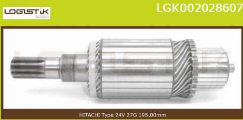 LGK LGK002028607 - Ротор, стартер vvparts.bg