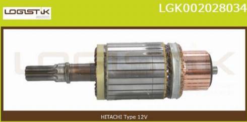 LGK LGK002028034 - Ротор, стартер vvparts.bg