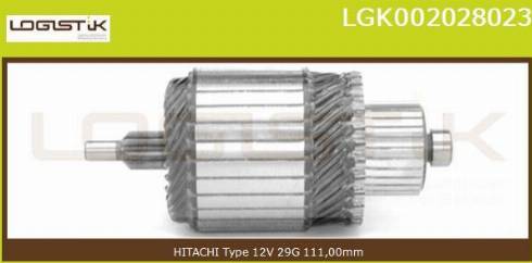 LGK LGK002028023 - Ротор, стартер vvparts.bg