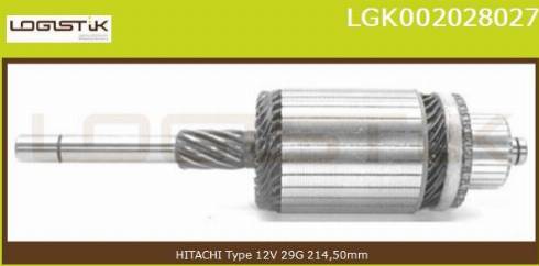 LGK LGK002028027 - Ротор, стартер vvparts.bg