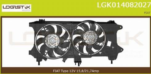 LGK LGK014082027 - Електромотор, вентилатор на радиатора vvparts.bg